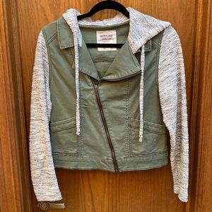 Target army green jacket cropped